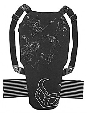 Demon Hyper Spine XD3O black pánský snowboard chránič - XS/S