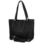 Stylová dámská koženková kabelka na rameno Finlay, černá