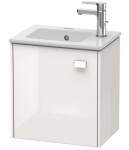 DURAVIT - Brioso Umyvadlová skříňka 44x42x29 cm, levá, 1 dvířka, lesklá bílá BR4000L2222