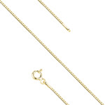 LUNICA Stříbrný řetízek GOLD BOX 45cm 0294