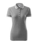 Urban polokošile dámská tmavě šedý melír 2XL
