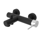 SAPHO - ULTRAMIX nástěnná vanová baterie, černá mat/chrom UT010BC