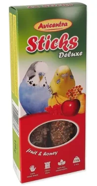 Avicentra Deluxe andulka / Tyčinka pro andulky / s ovocem a medem / 2 ks (722-6616)