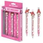 My Melody set gumovacích gelových per, 3 ks - EPEE