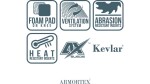 Motokrosové kalhoty Acerbis X-Flex s kevlarovou výztuhou černé černá 28