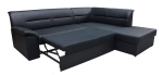Sedací souprava Elano Provedení: Pravá varianta, látka: Sawana 05 dark grey