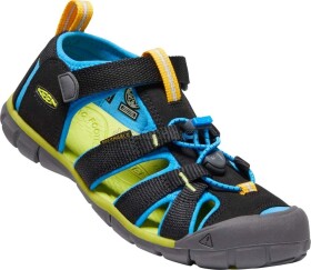 Dětské sandály Keen Seacamp II CNX youth black/brilliant blue Velikost: 38