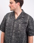 Carhartt WIP S/S Snake Camo Shirt Snake Camo, Leaf garment dyed L
