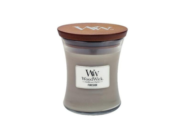 WoodWick Fireside svíčka váza 275g