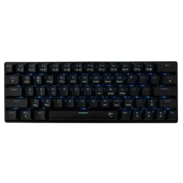 White Shark GK-3111 KAIKEN černá / bezdrátová herní mechanická klávesnice / US layout / červené spínače / USB / BT / LED (KAIKEN-US)