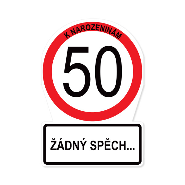 Přání - Dopravní značka 50 let - Albi