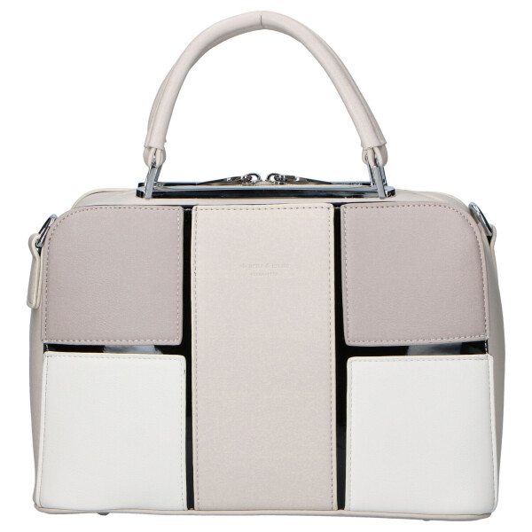 Elegantní dámská kabelka do ruky Sigma, krémová