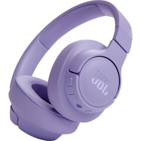 JBL Tune 720BT sluchátka uzavřená (Over Ear) Bez kabelu, Bluetooth®, kabelová stereo nachová regulace hlasitosti, Vypnutí zvuku mikrofonu Hi-Fi