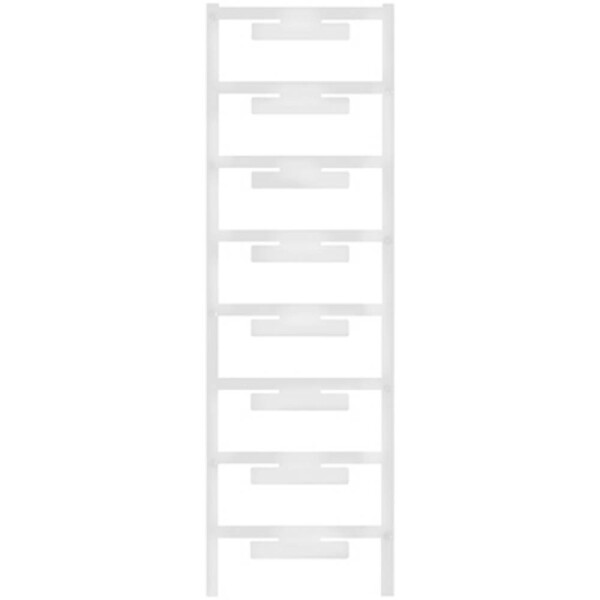 Terminal markers, MultiCard, 40 x 7 mm, Polyamide 66, Colour: White ELS 7/40 MC WS 1045640000 bílá Weidmüller 40 ks