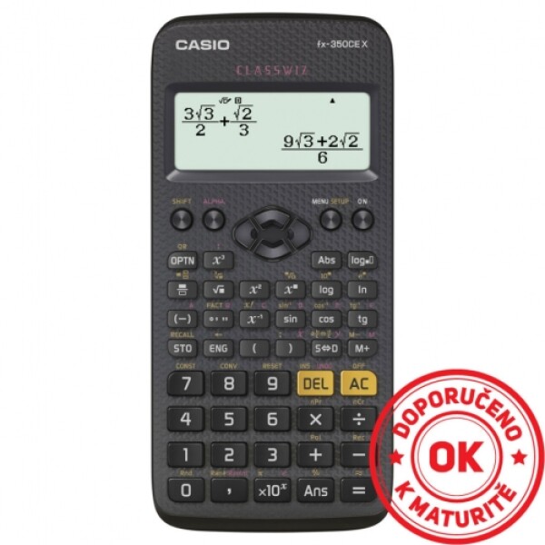 Kalkulačka školní CASIO FX 350 CE X, 379 funkcí