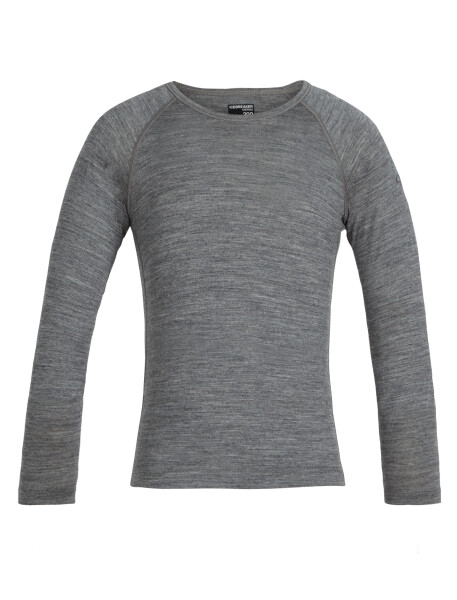 Dětské triko ICEBREAKER Kids 200 Oasis LS Crewe, Gritstone Heather velikost: 3