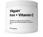 Vilgain Železo + Vitamin C – 90 kapslí
