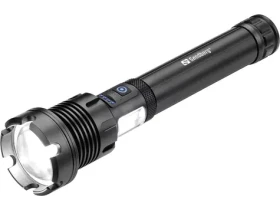 Sandberg Survivor 7in1 Torch multifunkční svítilna černá / powerbanka 10000 mAh / IPX4 / USB-C USB-A (421-09)