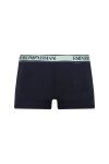 Pánské boxerky 3Pack 112130 4R717 tm. modré se zelenou Emporio Armani