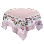 Středový ubrus s potiskem PNOUCÍ RŮŽE 85 x 85 cm