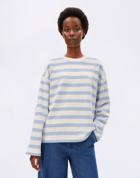 Armedangels Iconic Å Frankaa Bold Sweatshirt 3678 undyed-soft blue M