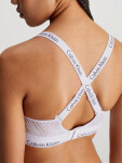 Dámské podprsenka LGHTLY LINED BRALETTE 000QF7797E LL0 lila Calvin Klein