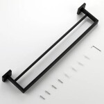 REA - Koupelnový věšák Black ERLO 02 REA-06908