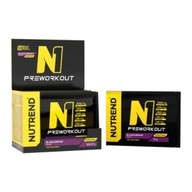 N1 Pre-Workout - Nutrend (černý rybíz, 10 x 17 g) (29349-13-10x17g-blackcurrant)