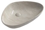 SAPHO - DALMA keramické umyvadlo na desku, 58,5x39 cm, marfil 227