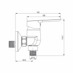 MEREO - Sprchová souprava Quatro a sprchová baterie Zuna 150 mm CB609Z