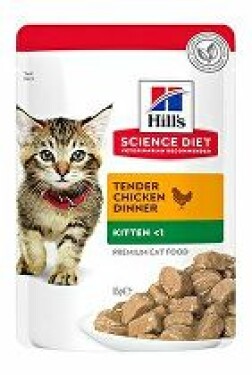 Hill's Science Plan kapsičky pro koťata s kuřecím 12 x 85 g