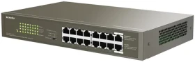 Tenda TEG1116P-16-150W / 16-Port Gigabit Ethernet Switch / 16x 10/100/1000 Mbps / Rackmount (TEG1116P-16-150W)