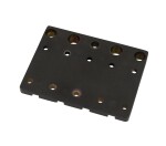 Fender HiMass Bass Bridge Zinc Saddles Black