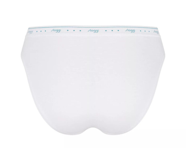 Dámské kalhotky 24/7 100 Tai 3P - WHITE - bílé 0003 - SLOGGI WHITE 40