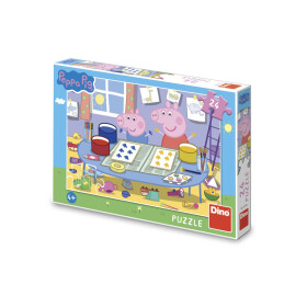 Puzzle Peppa Pig: Výtvarník 25 dílků