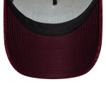 Pánská kšiltovka New Era Branded 9FORTY A-Frame Trucker Cord Visor vínová