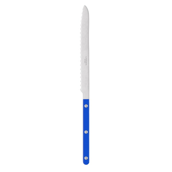 SABRE PARIS Nůž na chleba Bistrot Brillant – Lapis Blue, modrá barva, kov, plast