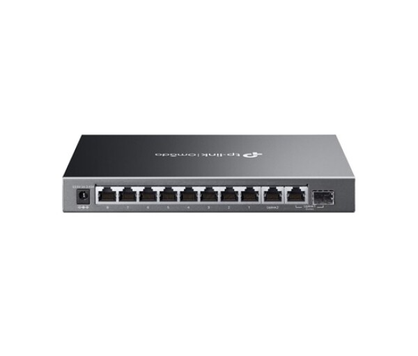 TP-Link OMADA switch ES210GMP (9xGbE,1xGbE/SFPcombo,8xPoE+,123W, fanless) EDF_324293