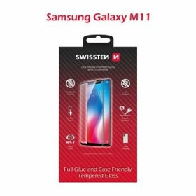 SWISSTEN FULL GLUE COLOR FRAME CASE FRIENDLY sklo pro SAMSUNG GALAXY M11 černá (54501780)