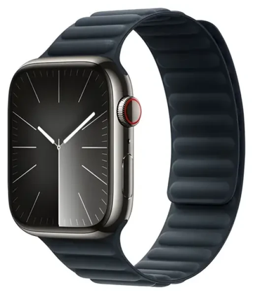 Devia Deluxe Magnetic Fiber Evergreen / Řemínek / Apple Watch 44/45/46 mm / magnetický (6942297104648)