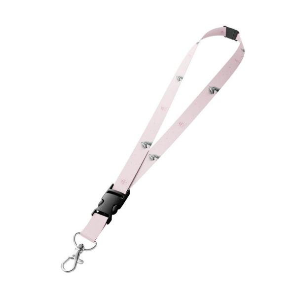 Klíčenka na krk s karabinkou Karton P+P - Kůň Romantic