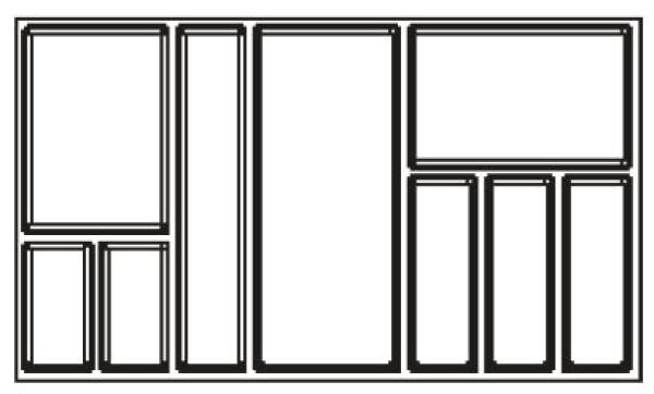 Agoform příborník Sky 900 barva: antracit