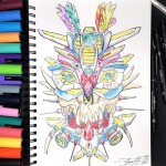 Posca popisovač 0,7 mm, světle