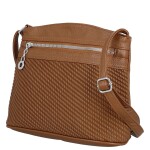 Stylová dámská crossbody kabelka Ola, hnědá