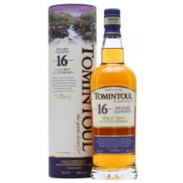 Tomintoul Single Malt Scotch Whisky 16y 40% 0,7 l (tuba)