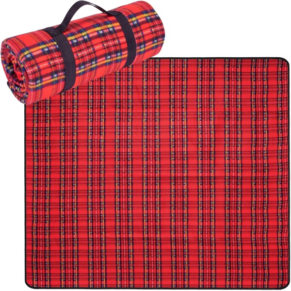 DumDekorace Červená pikniková deka 130 x 150 cm