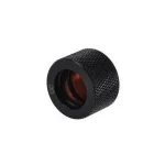 Alphacool HT černá / Šroubení HardTube / G1/4 / 16 mm / rovné / vroubkované (17196)