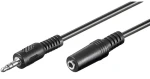 MicroConnect Prodlužovací audio kabel černá / Audio kabel / jack 3,5 mm (M-F) / 20 m (AUDLR20)