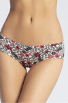 Dámské kalhotky BIKINI COTTON COMFORT PRINT 02 Vícebarevné