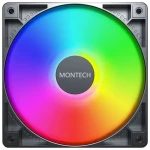 Montech GF120 PWM ARGB černá / 120 mm / Hydraulic Bearing / 25.5 dB @ 1600 RPM / 112 CFM / ARGB / 4-pin (GF120 ARGB PWM (B))